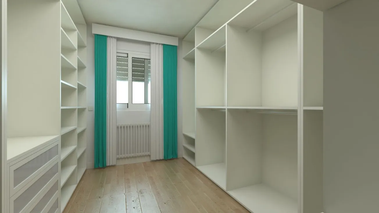 Vestidor integrado en dormitorio: ideas de decoración para un espacio elegante y funcional